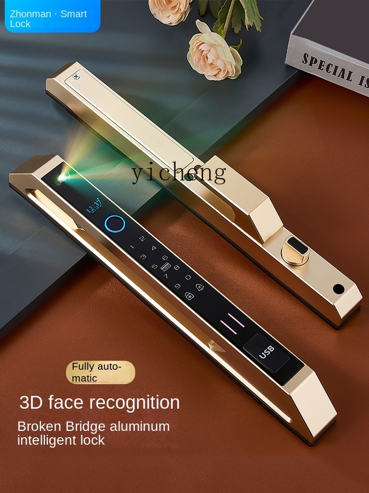 cc29 Otomatik Kırık Köprü Alüm - Face Recognition Door Lock incelemesi ve fiyatı