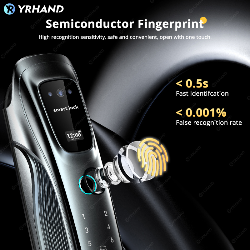 Akıllı Kilit, 3D Yüz Tanıma, E - Smart Door Lock Fingerprint Wifi incelemesi ve fiyatı