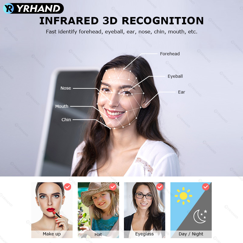 V8 hand V8 Tuya Wifi 3D yüz ak - Smart Door Lock With Camera Intercom incelemesi ve fiyatı