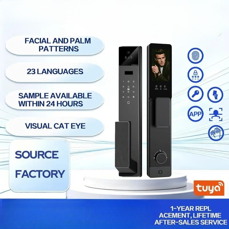 Tuya Akıllı Kapı Kilidi, 3D Vi - Video Door Lock With Camera Peephole incelemesi ve fiyatı