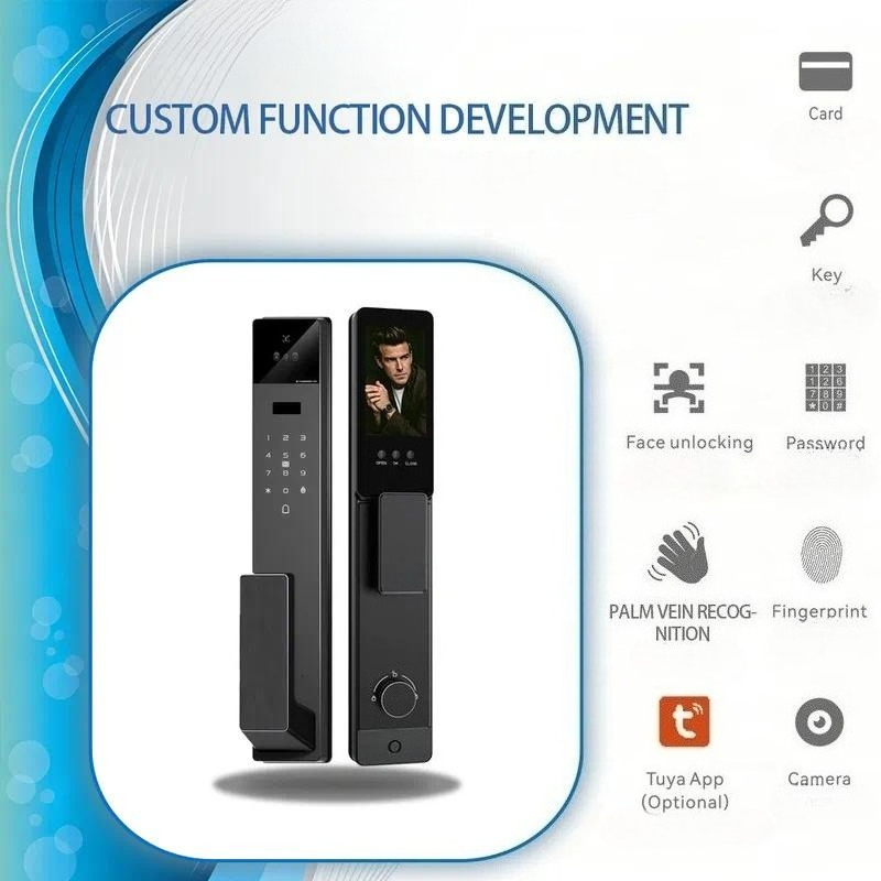 Tuya Akıllı Kapı Kilidi, 3D Vi - Video Door Lock With Camera Peephole incelemesi ve fiyatı