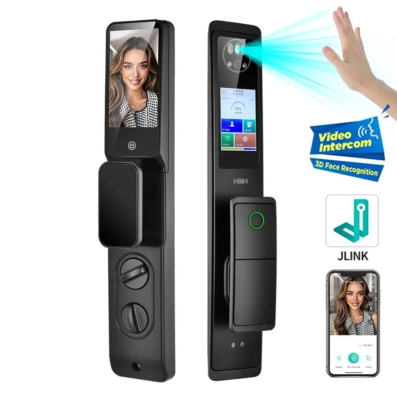 3D Yüz ve El Damarı Tanıma Öze - Smart Door Lock With Camera Intercom incelemesi ve fiyatı