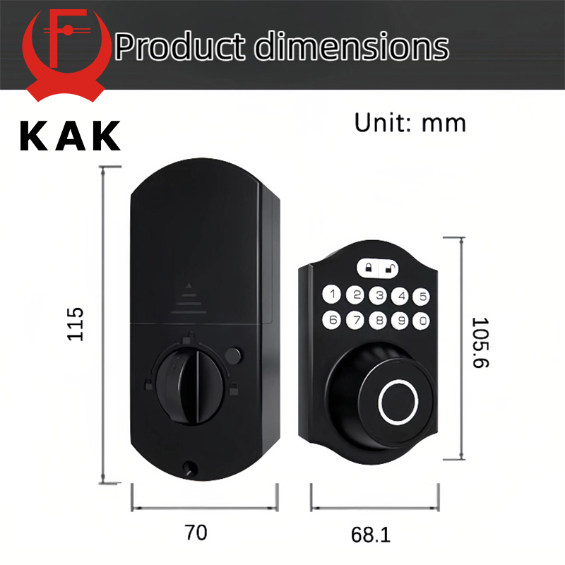 KAK Amerikan Tarzı Akıllı Kili - Smart Lock Deadbolt Keypad Bluetooth incelemesi ve fiyatı